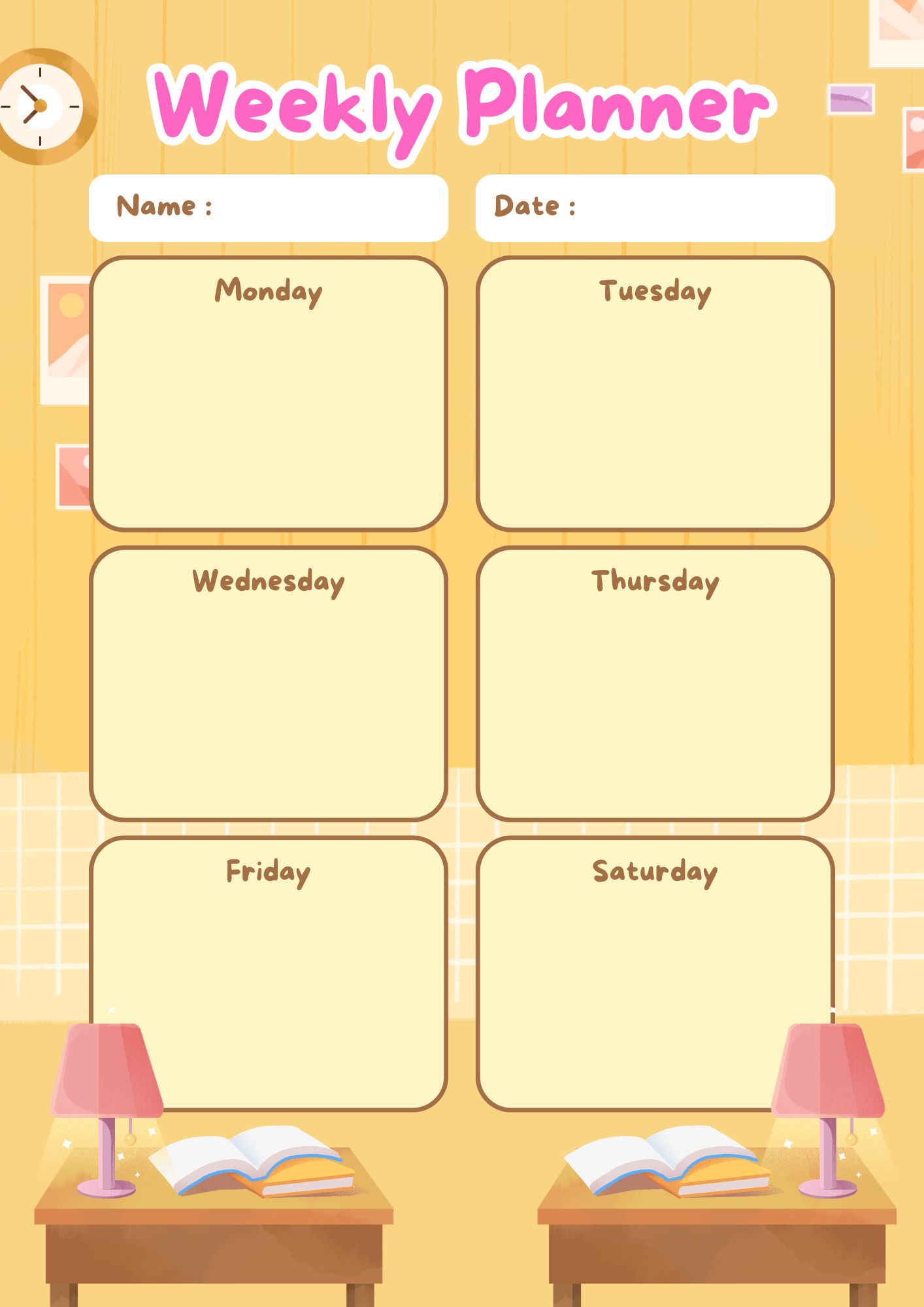 Orange Planner